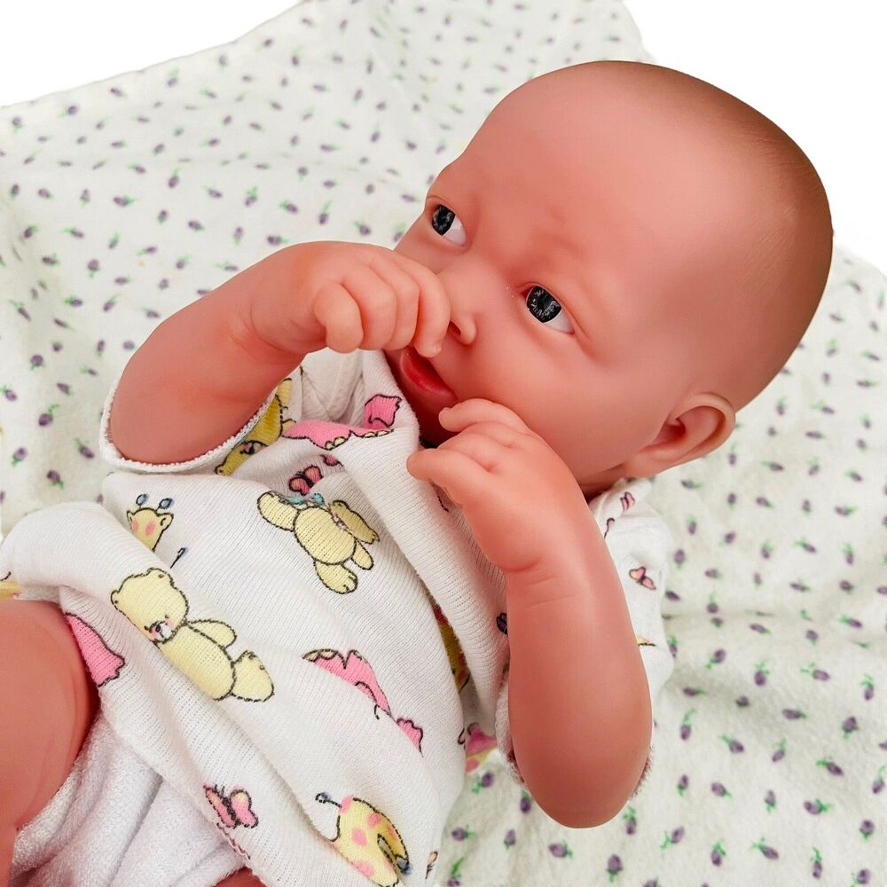 Berenguer 14” Baby Girl Doll Anatomically Correct Realistic Newborn Vinyl 22-07 - Picture 12 of 15